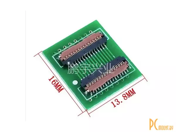 FFC/FPC-31P-0.3-31P-0.3 плата переходник для удлинения микрошлейфа FFC 31pin, шаг 0.3мм